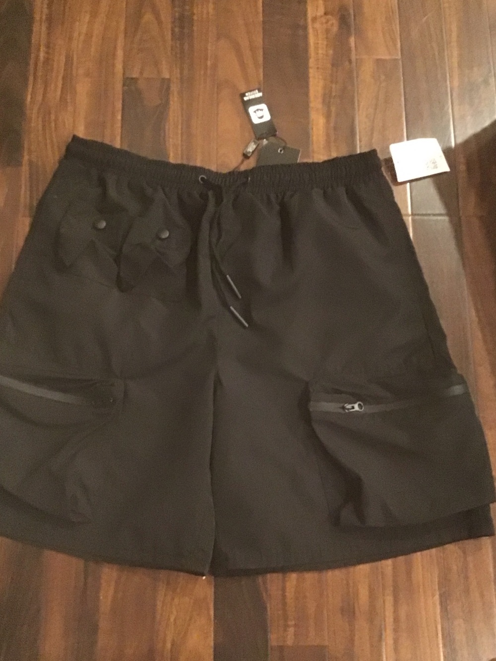 American Stitch Men’s Black Cargo Shorts